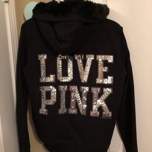 Victoria Secret PINK zip up hoodie
